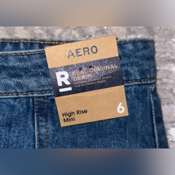 Aeropostale High Rise Denim Mini Skirt - Picture 4 of 5